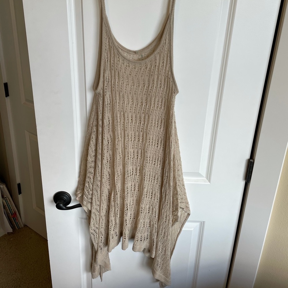 Bohemian Crochet Coverup Dress